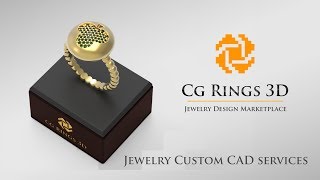3D CAD Ring with Playing Cards video