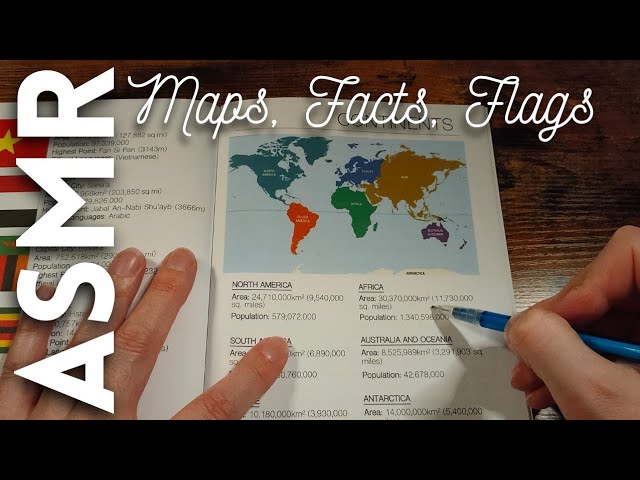 ASMR Flags, Maps & Facts [World Top 12 Statistics]