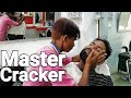 Asmr master cracker head massage with neck cracking (Travel series 4)