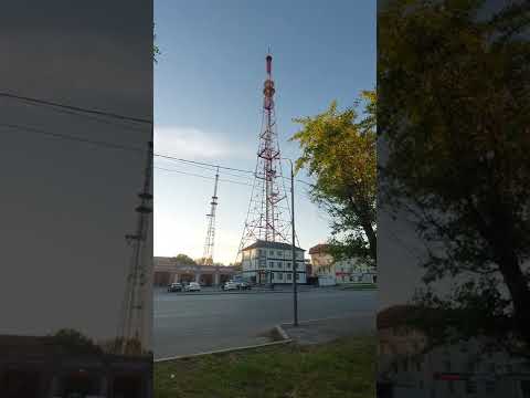 Вечерняя телевизионная башня