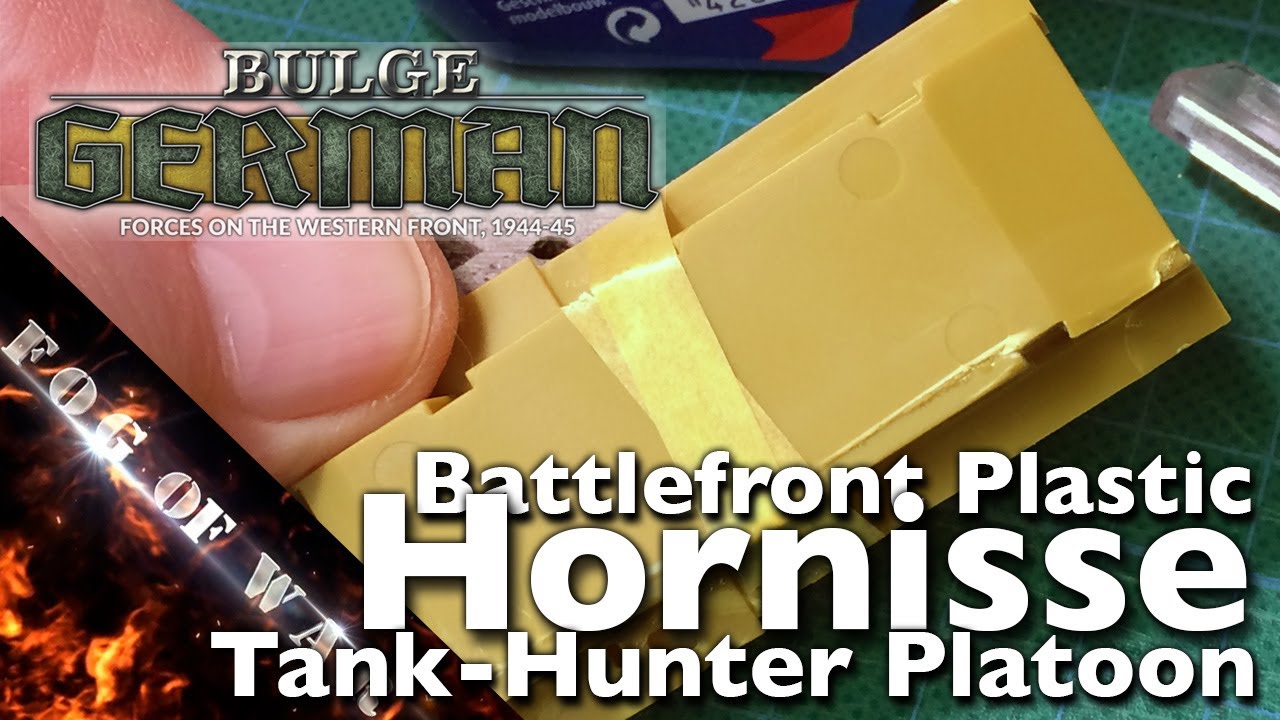 Review | BF Hornisse Tank Hunter Platoon 1/100 (15mm) - GBX182 | Bulge  German - Flames of War