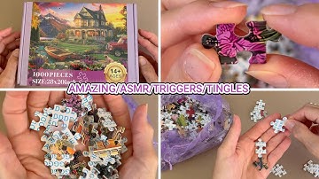 ASMR/Amazing/Triggers/Tingles🧩Puzzle/Unboxing/Look Through!