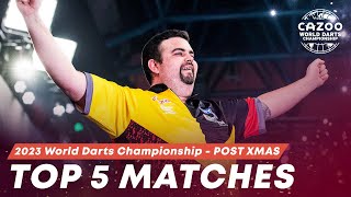 Top 5 Matches | 2023 World Darts Championship | Post Christmas