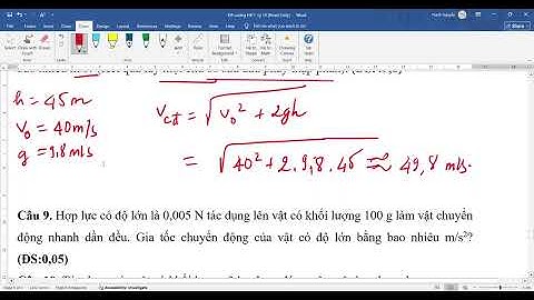 HƯỚNG DẪN ÔN TẬP HK1 TC  Lý 10  năm học 2025 2026