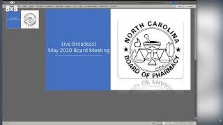 NC Board of Pharmacy Board Meeting May 2020
