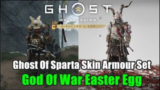 Ghost of Tsushima : Iki Island  How to Get Kratos (GOW) Skin Armour Set - God Of War Easter Egg