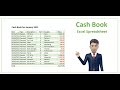 How to create a Cash Book in Excel - Step by Step Guide [2021]