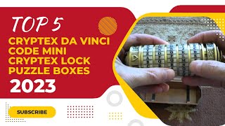 Top 5: Best Cryptex Da Vinci Code Mini Cryptex Lock Puzzle Boxes 2023 by Amazon Best Five 246 views 1 year ago 2 minutes, 21 seconds