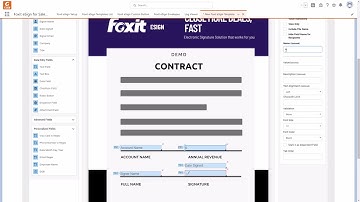 How to Create Foxit eSign Templates in Salesforce