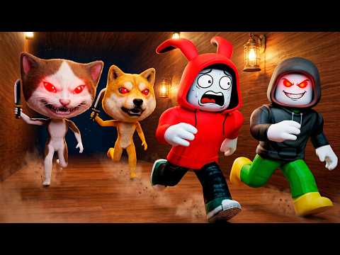 JJ and Dark Mikey Are Trapped by a Dog and Cat in Zooo !? (Maizen Roblox)