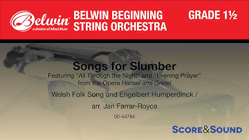 Songs for Slumber arr. Jan Farrar-Royce - Score & Sound