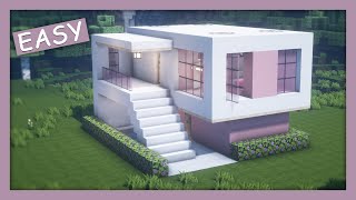 Minecraft How to Build a Modern House Tutorial (Easy) #575 How to get a nice house!!✔