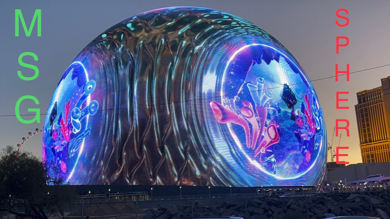 MSG SPHERE Las Vegas Newest Largest LED Screen In The World YouTube msg-sphere-las-vegas-newest-largest-led-screen-in-the-world-youtube