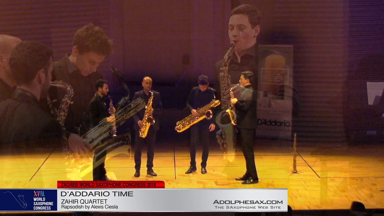 Rapsodish by Alexis Ciesla   Zahir Quaret   XVIII World Sax Congress 2018 #adolphesax