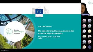 CCRI Webinar: the potential of Public Procurement in the transition towards Circularity