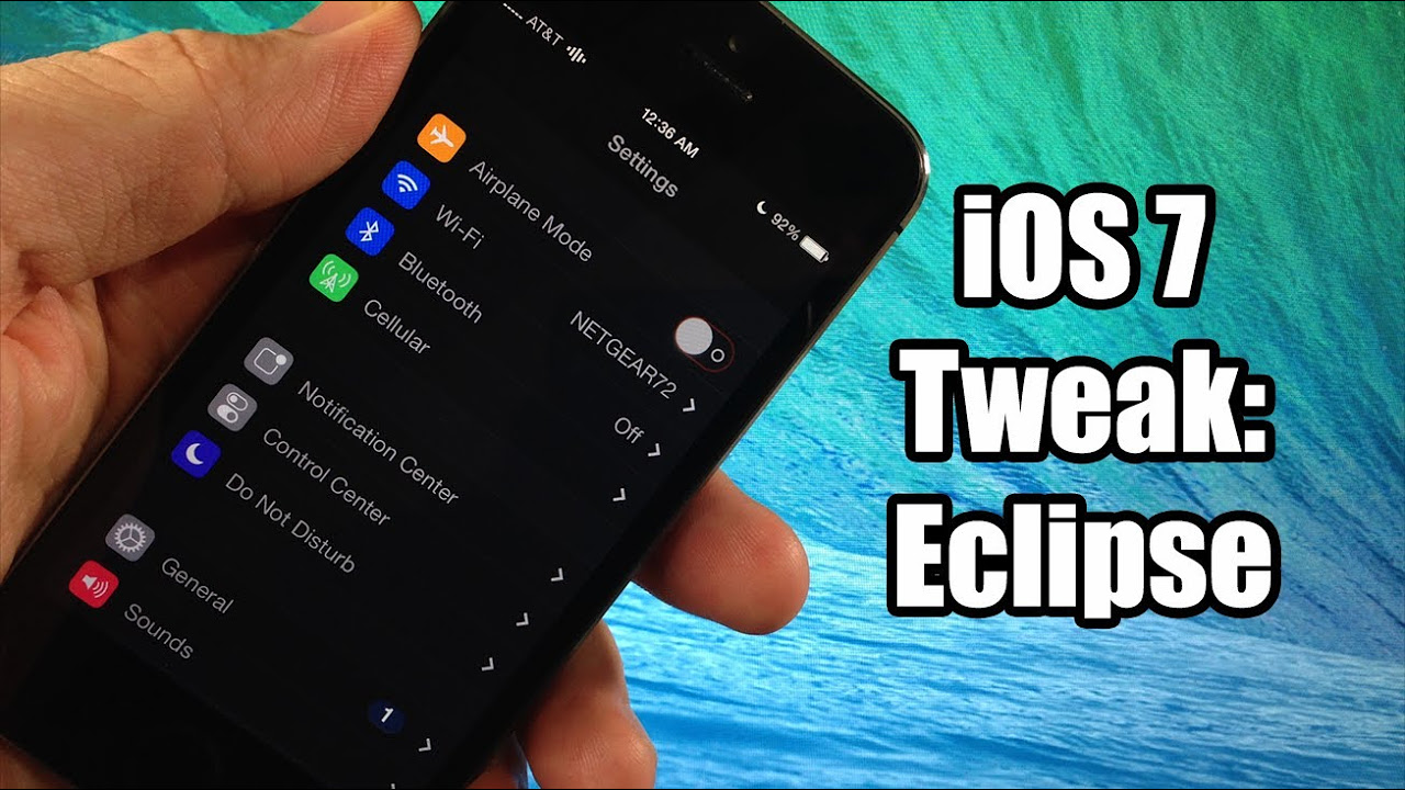  New iOS 7 Jailbreak Tweak - Eclipse