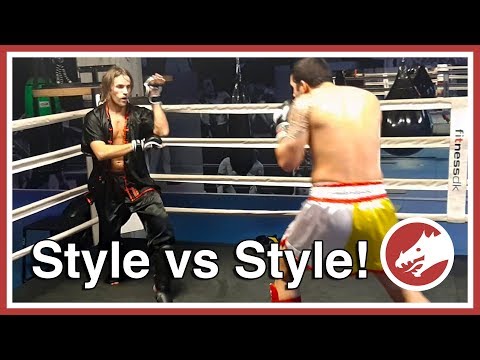 KUNGFU vs MUAY THAI (Full contact sparring match)