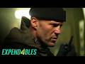 Jason Statham speedruns every shootout with a motorcycle | The Expendables 4