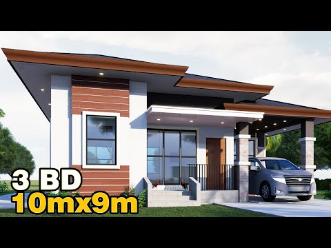 elevated-house-design-bungalow-10x9m-(90sqm)-full-plan