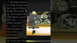 "Was Layne Staley’s Vocal Range Underrated? Let’s Compare!"#aliceinchains #laynestaley #grunge #90s