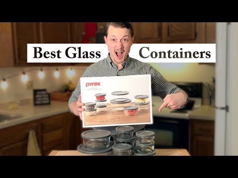 Best Glass Food Storage Containers || Pyrex Glass Containers with Lids Review