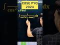 Q) If Integration ∫ 1/cos^2 (x) (1 - tan x) d𝑥 #cbse2024 #CBSE2025 #cbse #integration #cbse