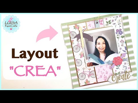 Proceso de Layout Página de Scrapbook "Crea"