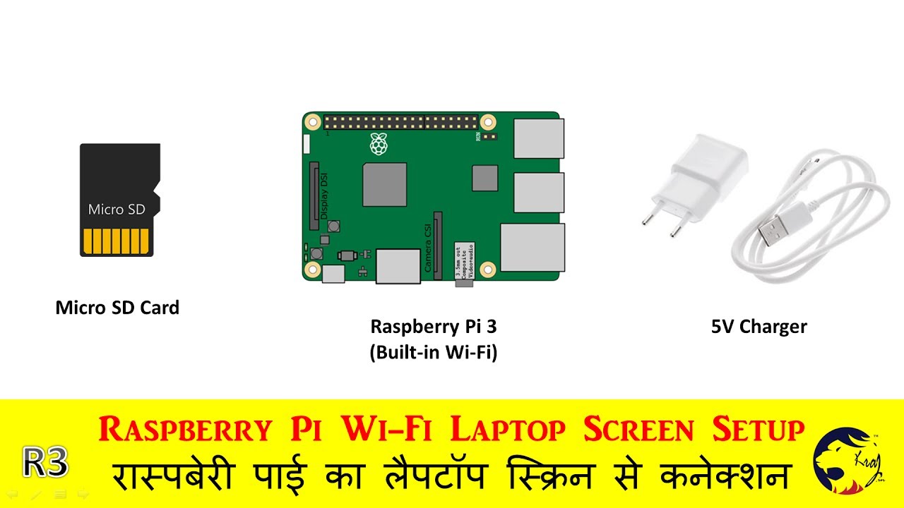 How to Setup Raspberry Pi with Laptop Screen without Cable