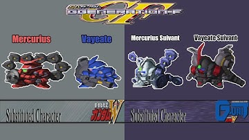 [ENG Sub]SD Gundam G Generation F - Mercurius & Vayeate Attacks