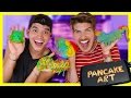 PANCAKE ART CHALLENGE! W/Alex Wassabi