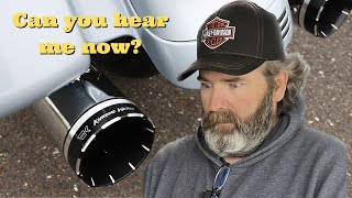 Best sounding Slip ons for your Harley! Khrome Werks 4.5" HP Plus for M8 Touring.
