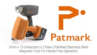 Patmark Marking 2mm H x 15 Characters