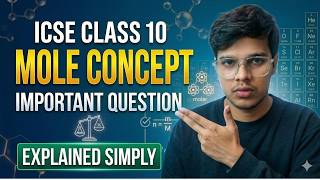 Icse Cl 10 Chemistry Get Full Marks In Mole Concept Numericals