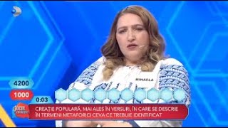 Jocul cuvintelor cu Dan Negru - Mihaela joaca la limita! 3 cuvinte, 6 secunde! Cati bani a castigat? screenshot 2