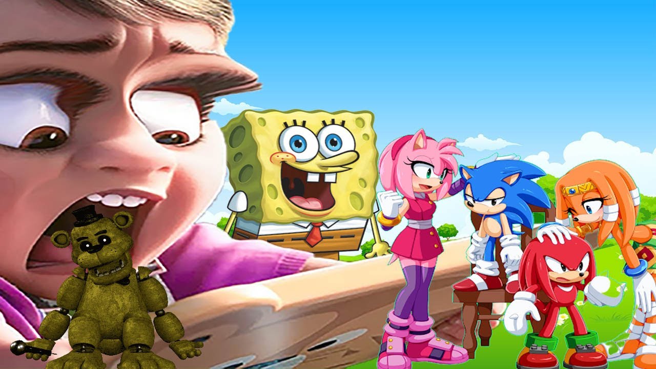 This is Sonic the Hedgehog & SpongeBob EXE & Sonic EXE & FNaF in real ...