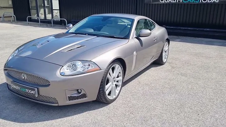 Jaguar XKR 4.2 V8 Supercharged in Vapour Grey Walk Around