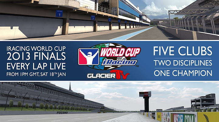 The 2013 World Cup of iRacing: Afternoon Session