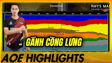 Vào thế 3 đấu 4 - Chim Sẻ Đi Nắng BẬT MOOD GỒNG GÁNG cả bản đồ | AoE Highlights #aoe