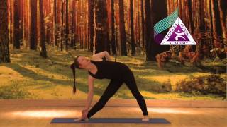 Yoga - Baddha Trikonasana (Bound Triangle Pose)
