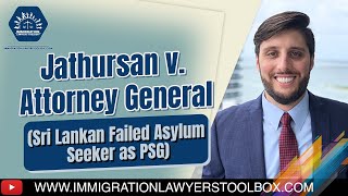 Jathursan v. Attorney General (Sri Lankan Failed Asylum Seeker as PSG)