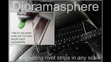 How To make Rivets / Rivet strips for any scale model