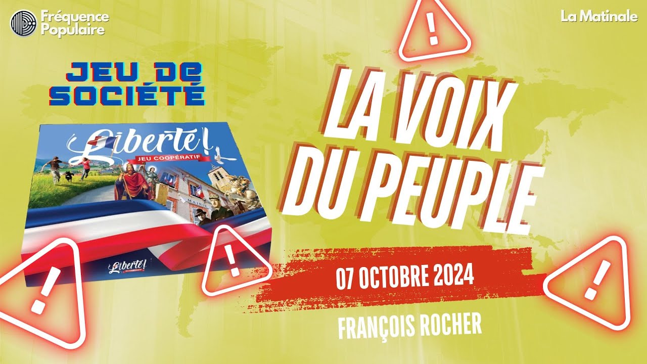 🎙️ Voix du peuple : Présentation du jeu de société Liberté avec François Rocher 🎙️