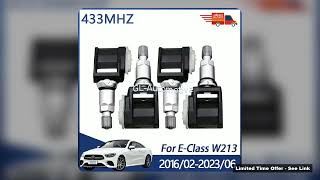 Review 4Pcs Mercedes Benz E Spec Features E Class W213 2016 2023 Tpms Sensor Tire Pressure Pre