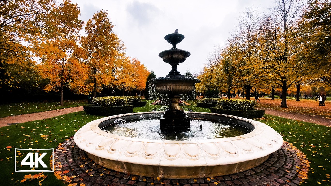 Lovely Relaxing Autumn Walks in London's Regent's Park and Little Venice 4K