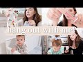 mini h&m haul, baking with riley, new makeup! | MOM VLOG | KAYLA BUELL