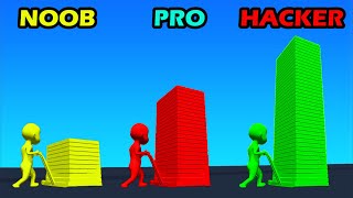 NOOB vs PRO vs HACKER - Stack Colors! screenshot 1