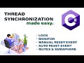 Thread Synchronization in C# .Net made easy! | Lock | Monitor | Mutex | Semaphore