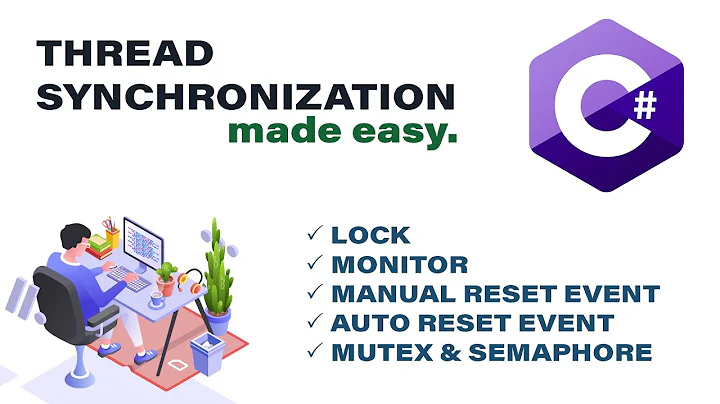 Thread Synchronization in C# .Net made easy! | Lock | Monitor | Mutex | Semaphore