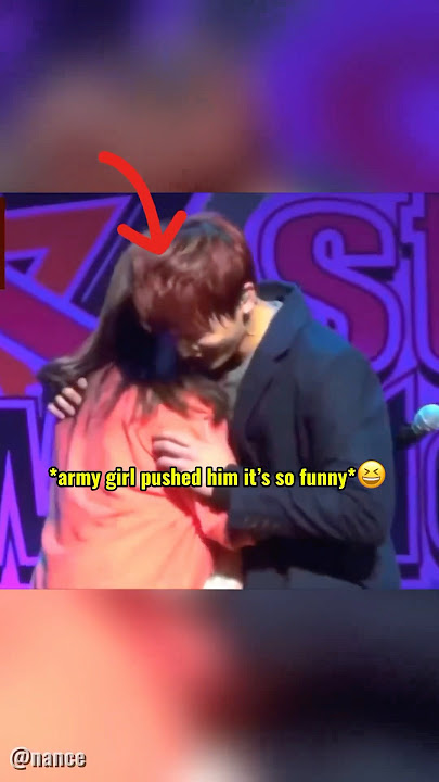 Jungkook 🐰 trying to flirt with army girl 😍🤣 but he can’t😫 #bts #jungkook #shorts