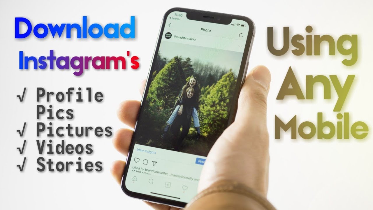 Download Instagram Profile Photos, Pictures & Videos Using Android ...